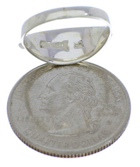 Sterling Silver Southwestern Jewelry Turquoise Ring Size 5 MX22406