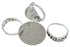 Stackable Sterling Silver And Turquoise Ring Set Size 5-1/4 UX33417