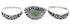 Genuine Silver And Turquoise Stackable Ring Set Size 7-1/4 UX33423