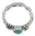 Sterling Silver And Turquoise Jewelry Ring Size 8-1/4 UX33537