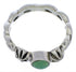 Turquoise And Sterling Silver Southwestern Ring Size 6-3/4 YX81415