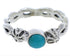 Turquoise Sterling Silver Southwest Jewelry Ring Size 6-1/4 UX33581