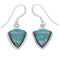 Southwestern Turquoise And Opal Earrings EX32712