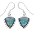 Southwestern Turquoise And Opal Earrings EX32712
