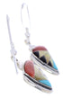 Southwestern Multicolor Inlay Earrings EX32718