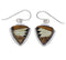 Tiger Eye And Multicolor Inlay Earrings EX32721
