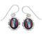 Southwestern Multicolor Inlay Earrings EX32747
