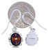 Southwest Jewelry Multicolor Inlay Earrings EX32750