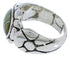 Authentic Sterling Silver Turquoise Inlay Ring Size 5-3/4 WX39048