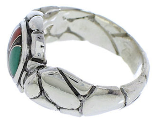 Multicolor Authentic Sterling Silver Ring Size 8-1/4 WX39523