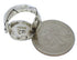 Multicolor Inlay Southwest Sterling Silver Ring Size 4-3/4 WX39554