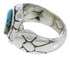 Silver Multicolor Pueblo Design Ring Size 5-1/4 WX39681