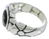 Native American Design Multicolor Sterling Silver Ring Size 7 WX39704
