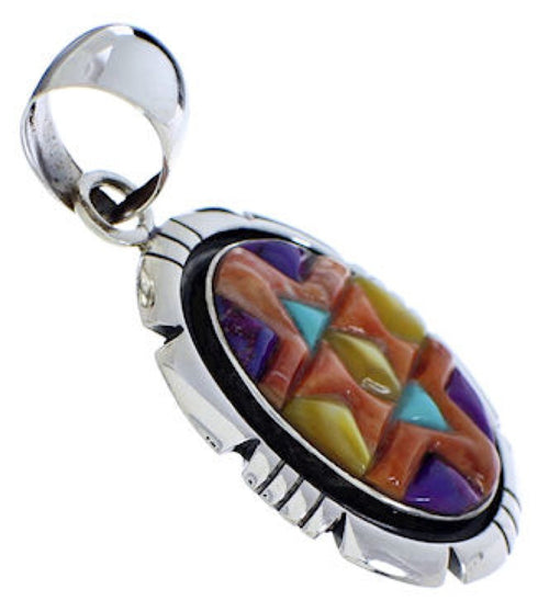 Sterling Silver Jewelry Multicolor Pendant PX30459