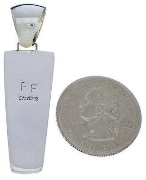 Opal Black Jade Inlay Southwestern Pendant PX30478