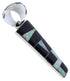 Southwest Jewelry Black Jade And Opal Pendant PX30479