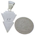 Authentic Sterling Silver And Multicolor Pendant Jewelry PX30548