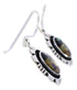 Multicolor And Silver Native American Village Design Earrings EX32322