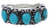 Turquoise Genuine Sterling Silver Ring Size 6-1/4 WX34700
