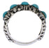 Turquoise Genuine Sterling Silver Ring Size 6-1/4 WX34700