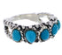 Turquoise Sterling Silver Ring Size 5 AX87454