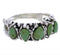 Sterling Silver Southwest Turquoise Ring Size 8-1/2 WX34739