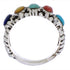 Sterling Silver Multicolor Ring Size 5-1/2 WX34820
