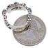 Multicolor Authentic Sterling Silver Ring Size 5 WX34825