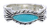 Turquoise Silver Jewelry Ring Size 7-1/4 WX34942