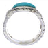 Turquoise Jewelry Sterling Silver Ring Size 7-3/4 WX34943