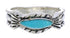 Authentic Sterling Silver Turquoise Jewelry Ring Size 8-1/4 WX34960