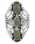 Genuine Sterling Silver Turquoise Ring Size 6-1/2 UX32668