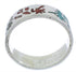 Multicolor Sterling Silver Kokopelli Ring Band Size 7-1/4 UX32656