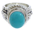 Sterling Silver Southwest Turquoise Ring Size 5 TX38802