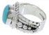 Sterling Silver Southwest Turquoise Ring Size 5 TX38802