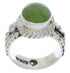 Southwestern Sterling Silver Turquoise Ring Size 6-3/4 TX38820