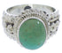 Turquoise And Authentic Sterling Silver Ring Size 6-1/4 TX38857