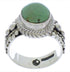 Turquoise And Silver Southwestern Ring Size 6-1/2 TX38873