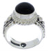 Jet Southwest Authentic Sterling Silver Ring Size 5-1/2 TX38886