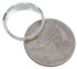 Southwestern Sterling Silver Turquoise Inlay Ring Size 8-1/4 UX35056