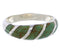 Turquoise Inlay And Sterling Silver Jewelry Ring Size 7-3/4 UX35077