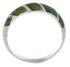 Turquoise Inlay And Sterling Silver Jewelry Ring Size 7-3/4 UX35077