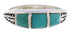 Genuine Sterling Silver Jewelry Turquoise Ring Size 6-1/4 UX35166