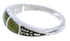 Genuine Sterling Silver Turquoise Southwest Ring Size 5-1/4 UX35186