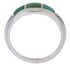 Genuine Sterling Silver Turquoise Inlay Ring Size 6-1/4 UX35199