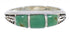 Silver And Turquoise Inlay Southwest Ring Size 6-1/4 UX35205