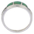 Sterling Silver Turquoise Inlay Southwest Ring Size 5-1/4 UX35204