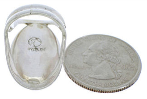 Sterling Silver Jewelry Turquoise Ring Size 5 JX37456