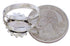 Southwest Jewelry Sterling SilverJet Ring Size 7-1/4 YX35269
