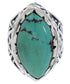 Authentic Sterling Silver Turquoise Southwestern Ring Size 5 TX38912